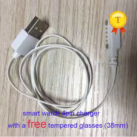 cheap watch universal usb 4pin charger Magnetic charging Cable for Smart Watch kw88 KW99 Y3 G3 GT88