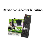 Remote and adapter receiver k-vision Bromo c2000, c band adapter remote k-vision
