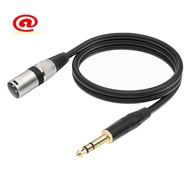 1/4 Inch to XLR Male Balanced Signal Interconnect Cable 6.35mm to XLR Patch Cable Microphone Balance