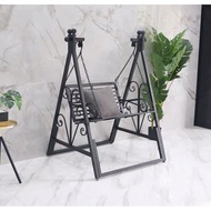 Iron swing swing household outdoor swing hanging chair indoor balcony swing chair single swing swing