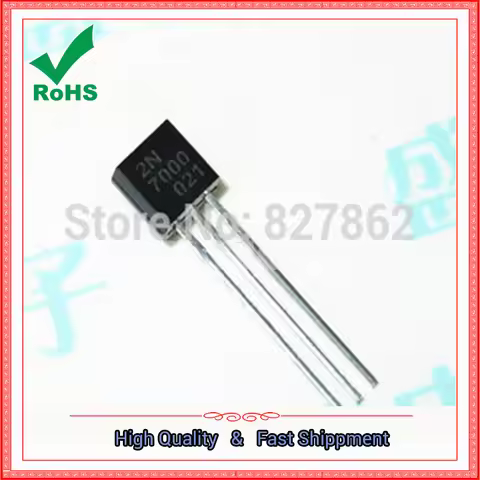 Free Ship 100PCS N-Channel MOSFET 2N7000 TO-92