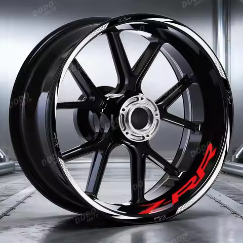 17 Inches Motorcycle Reflective Tire Stripe Rim Sticker Vinyl Set Decals Wheel Decal For Z Series Z4