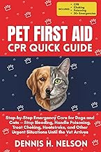 Pet First Aid & CPR Quick Guide: Step-by-Step Emergency Care for Dogs and Cats — Stop Bleeding, Hand