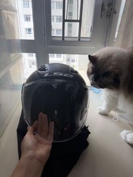 LS2電單車頭盔 護膝 同女手套 99%新！