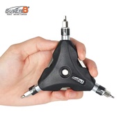 SUPER B TB-2622 Bicycle Repair Tool 13 In 1 Y Shaped Hex Wrench 2/2.5/3/4/5/6/8mm T20/T25/T30/PH2/SL