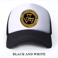 TEAM ITIK CLO TAU GAMMA PHI Fraternity Cap for TRISKELION Anniversary 1968 LOGO Tan Grand Fraternity