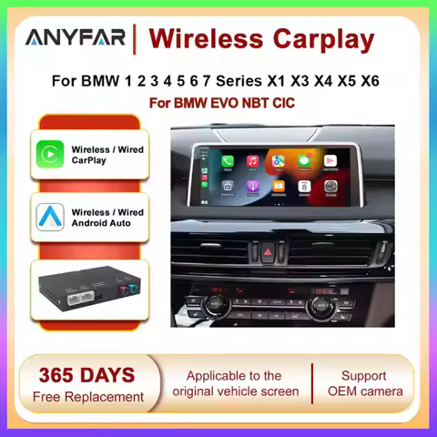 Wireless CarPlay For BMW EVO NBT CIC 1 2 3 4 5 7 F22 F10 F01 F02 X3 X4 F25 F26 MINI X4 X5 X6 F56 F15