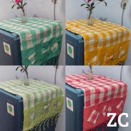 FRIDGE COVER FRIDGE COVER FRIDGE COVER ATBM WOVEN MATERIAL FRIDGE COVER CHECKED CLOTH