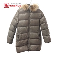 DUVETICA hooded down jacket with fur lining