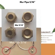 Pipe nut 5/16" - 1/4 (6mm pipe)