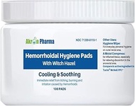 Hemorrhoidal Pads with Witch Hazel Compare to Tucks Pads