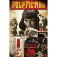 【黑色追緝令】鄔瑪舒曼 Pulp Fiction -Mia Wallace - 進口海報
