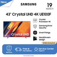 Samsung 43" Crystal UHD 4K UE100F 4K Smart TV | UA43UE100F