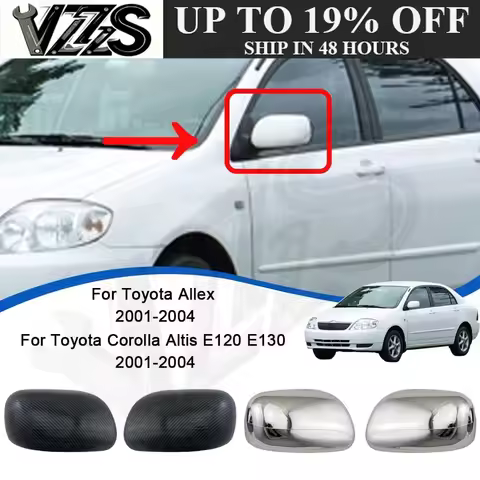 Cars Accessories Door Mirror Cover For Toyota Corolla Altis E120 E130 Allex 2001-2004 Car Styling De