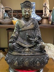 宋代銅雕/宋大峰法師銅雕像/老件/高42公分寬29公分深23公分重量10.7公斤/老件舊藏/收藏回憶/有感情有故事/宋大峰祖師，宋代佛教高僧，曾從事慈善事業，在廣東潮陽幫助收屍免費火化、殯葬、醫療、教
