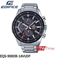 Casio Edifice นาฬิกาข้อมือผู้ชาย สายสแตนเลส รุ่น EQS-900DB-1AVUDF (Black)