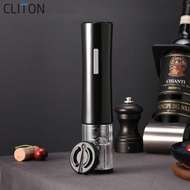 CLITON电动红酒开瓶器 家用全自动红酒开酒器开红酒器启瓶器起子C1801D亮黑