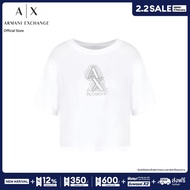 AX Armani Exchange เสื้อยืดผู้หญิง รุ่น XW000102-AF10359-U0002 - สีออฟไวท์