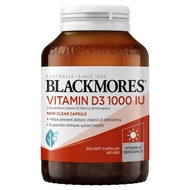 Blackmores Vitamin D3 1000IU 60/200 Capsules To Support Healthy Bones