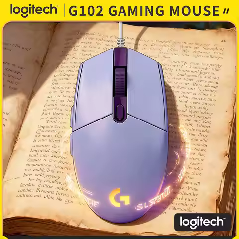 Logitech G102 Prodigy Gaming Mouse, 16.8M RGB Colors, Ergonomic Grip, 6 Programmable Buttons, 20M Cl