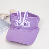 Topi Golf Rajut Anak Motif Rabbit Baseball Cap Sport Senam Zumba Jogging Topi Pantai Anak Korea Fash