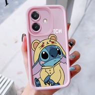 Case For OPPO A3 4G A3 Pro 5G A3X 4G A3X 5G A40 A60 5G Phone Cute Three-Color Silicone Shockproof