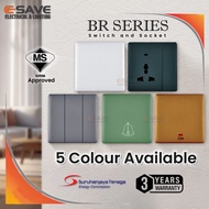 BR Series (Sirim) Socket / Black & White 13A 20A Wall Socket / Soket