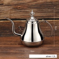 Hot Sale 1.2L1.8L Coffee Maker Stainless Steel Long Mouth Tea Pot Milk Teapot Kitchen Tool with Percolators for Home Office