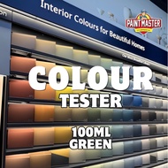 Color Tester Jotun (Green) 100ml Repack/ Wall paint testing/Cat Tester/ Small Packing/ Cat Air Dalam