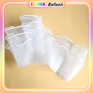 Mesh Chiffon 1-Layer Birthday Cake Wrap – White, Pink DUHA 089