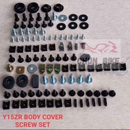 YAMAHA Y15 Y15ZR YSUKU V1 V2 Screw Cover Set Coverset Skru Body Screw ORIGINAL