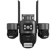 Hamrol Kamera Pelacak PTZ 4K 8MP Dual Lens WIFI Outdoor Tahan Air IP66 Deteksi Hidup Audio Dua Arah