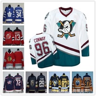 NHL Ducks Hockey Jersey Maple Leaf Team Penguins Hockey Jersey Indians Movie Version Hockey Jersey