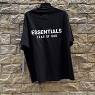 [Chính Hãng] Set Áo Quần Fear of God Essentials Jet Black SS25 Cực Chất - 125HO244360F - 160AS252000