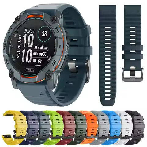 1Pcs QuickFit 26mm or 22mm Official Strap for Garmin Fenix E 8 7X 7 6X 6 Pro/Instinct 3 E/Epix Pro W