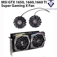 MSI GTX 1650, 1660, 1660 Ti SUPER / Gaming X Fan Replacement