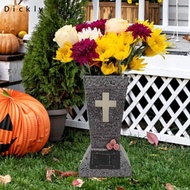 Dickly Solar Cemetery Grave Vase with LED for Fresh/artificial Flowers Memorial Flower