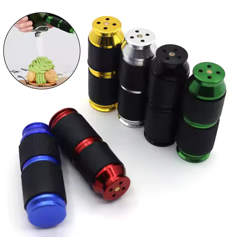 1Pcs Portable Whipped Cream Cracker Dispenser Mini Rubber Grip Safe Gas Canister Dispenser Whipping 