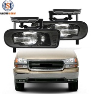 Lampu Kabus LED Kereta GMC Amerika Diubahsuai Lampu Bampar Depan Sesuai untuk GMC Yukon 2001-2006