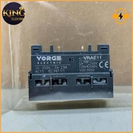 Vorge Vrae11 Auxilliary Vrae 11 Front Upper Assist Contact Vr2 Vr2Me 1No 1Nc Equivalent to Gvae11 Gv