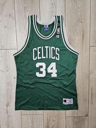 Boston Celtics vintage 90s jersey basketball shirt nba green jersey basketball shirt L/44 champion