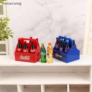 1Set Dollhouse Miniature Food Mini Cola Soda Sprite Bottles Modle Kitchen Doll House Accessories