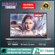 HBDFJ Lenovo Denkboek 14 2023แล็ปท็อป Amd Ryzen R7 7840H Radeon 780M 16G/32Gb Ram 512G/1T Ssd 14 ″ 2.8K 90Hz Scherm Notebook Pc Pc DJDTE