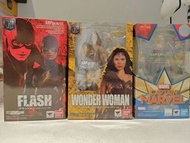 Shf flash wonder woman captain marvel 閃電俠 神奇女俠 驚奇隊長