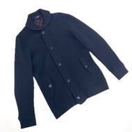 Burberry 復古披肩領夾克（黑/ L)