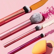 ชุดแปรงแต่งหน้า ประกอบด้วย 5 แปรง และฟองน้ำ มีแปรงหน้าหลากหลายฟังก์ชัน ขนแปรงทำจากโพลีเอสเตอร์ที่เป็