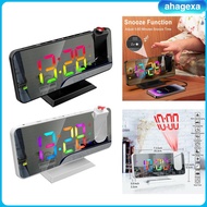 [Ahagexa] Alarm Clock Radio Alarm Clock with Radio, 7 Color Night Light Digital Clock,for