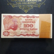 Uang Lama Uang Kuno 1 gepok 100 Goura Victoria 1984