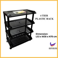 Rak Plastik Bertingkat Rak Plastik Serbaguna Rak Kasut Plastik Plastic Rack Shelf Plastic Shoe Rack 