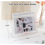 Acrylic Photo Frame Stand 2R 3R 4R Lomo Card Frame Photocard sleeve album ID Card Holder Instax KPOP